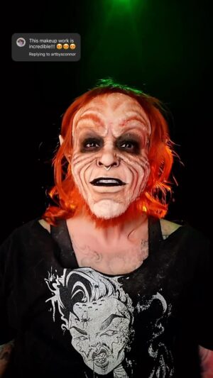 Landon Cider Instagram - Still just dumping this leprechaun content here cause WTH not? 🤷‍♂️😂☘️
.
.
 #leprechaun #cosplay #dragking #dragqueen #horror #leprechaunmovie #stpatrickssay #makeup