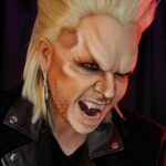 Landon Cider Instagram - How’re those maggots, Michael? Having so much fun performing my new David from “Lost Boys” cosplay! It’s not a Halloween season if I don’t DESTROY my skin with bald caps & prosthetics 😂🤷‍♂️ . Hair from @ardawigs using the Morpheus Classic in Titanium blonde Gaearring by “thekidinside” on Etsy . My next post will include a calendar of all the cities I’m heading to for the next couple weeks and I might be near YOU, so keep an eye out! . . #lostboys #80shorror #vampire #dragking #dragqueen #dragula #cosplay #halloween