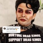 Landon Cider Instagram - XS - 5X! Thanks again for all your support in the comments of my interview with @maddymorphosis! Also HUGE thanks to @unicornan_wigs for the hair, ongina for the palette where this gorgeous red color is from & @gisforgodoy for the pants!
