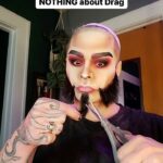Landon Cider Instagram – Or the venue managers new gf who wandered backstage while he finishes up his shift. 🤷‍♂️😂 
.
#dragshow #dragking #dragqueen #dragmakeup #makeup #transformation