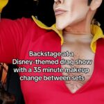 Landon Cider Instagram - Was this audio ever popular here? Cause I’m bringing it back. Gaston hair: @unicornan_wigs Gaston costume: @adammagee8803 Hades: all meee babeee . . #dragking #disney #gaston #hades #dragqueen #dragula #cosplay #makeup