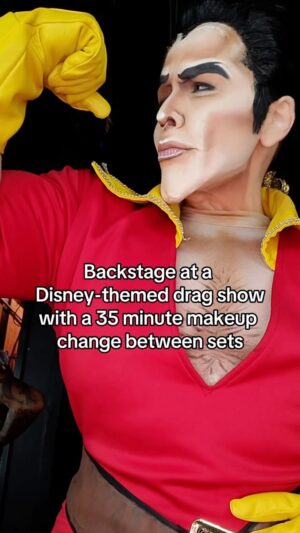 Landon Cider Instagram - Was this audio ever popular here? Cause I’m bringing it back.
Gaston hair: @unicornan_wigs 
Gaston costume: @adammagee8803 
Hades: all meee babeee
.
.
#dragking #disney #gaston #hades #dragqueen #dragula #cosplay #makeup