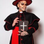 Landon Cider Instagram - Swipe for being up in flames for our “Safe Sex” Runway cause: abstinence. 3rd episode of “Call Me Mother” S2 is TOMORROW on @outtv ! This week the Artists work with their Auntie @farranhyte for the first time and meet with @theonlyalaska5000 ! Costume by @simplyfontasia Photos by @_qweenton