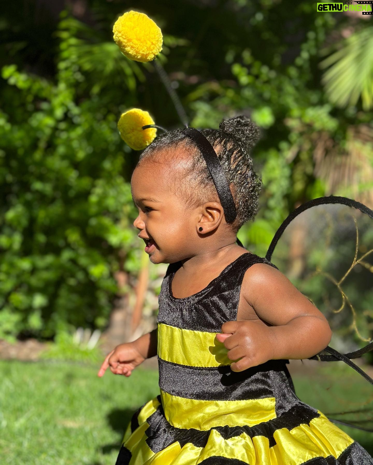 Lanisha Cole Instagram - HAPPY Halloween! 🐝❤️🐄 . . #onyxice #halloweencostumes