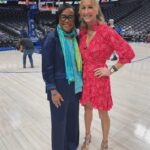 Lara Spencer Instagram - I LOVE this woman. You will too. Here are 6 pics of my day with Cynt Marshall - CEO of the Dallas Mavericks. From the projects to Center Court of a billion dollar business she has survived an abusive father, heartbreaking loss, a brutal battle with cancer, and I have never met someone who is thankful for every single thing she has endured. Her story is beyond inspirational. Her advice on leadership, resilience, and living life authentically will stay with you forever. The Mavs are so lucky to have this leader who has created a culture of inclusivity, productivity and a genuinely happy workplace. Mark Cuban's best decision since buying the team. You'll meet her on @goodmorningamerica; her book is called You've been Chosen. It's a fantastic read. Couldn't put it down. Thank you @cyntgm. My friend forever.