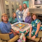 Lara Spencer Instagram – Getting my MAJ ON with some fabulous ladies in Dallas and Megan Trottier, the founder of @ohmymahjong (FAB woman owned business catering to the Mahjong obsessed–cutest mats and tiles EVER) for @goodmorningamerica