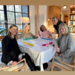 Lara Spencer Instagram - New Year's Resolution to try more new things=learn how to play maj Jongg=my brain hurts. At lease we had great bites. And wine=not giving up.