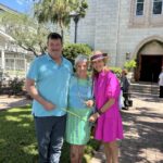 Lara Spencer Instagram – Palm Sunday church w my cute mama and big brother.  #gratitude