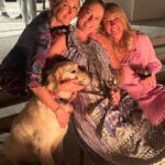 Lara Spencer Instagram - A cozy fire, homemade pizzas, and new friends and old; plus a nonstop 3 setter to work up our appetites (that drop shot lob combo was cruel!) ❤️🎾. HBD Nan!!!!!