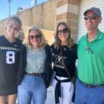 Lara Spencer Instagram - Away Game at JMU meant my VA based big brother and SIL could come cheer for my great Kate number 8. #anchordown #godores