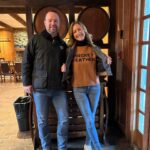 Lara Spencer Instagram - 10 shots (pun intended) of our Mother Son tour of Jack Daniel's Distillery. A fabulous history lesson and look at how this iconic American brand takes such pride in their product. Did you know every drop of Jack around the world is made right here in Lynchburg, TN? Handcrafted right down to the labels-- applied by HAND (see the video attached--I kept thinking of Lucy and the chocolates!). What a highlight to do a tasting with the Master Distiller and true rockstar Chris Fletcher and go up to the top floor of a very special barrel house, watch him DRILL into a barrel of 4 year old Tennessee Whiskey, and allow us to fill a bottle and taste. Learned so much. Laughed so much. Hopefully our boys will smile and remember our day every time they see a bottle of Jack. #oldnumber7 .