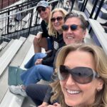 Lara Spencer Instagram - Away Game at JMU meant my VA based big brother and SIL could come cheer for my great Kate number 8. #anchordown #godores