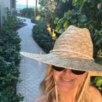 Lara Spencer Instagram - @monogrammary love this hat so much. Comfy, GREAT sun protection and adore the monogram (it's on the back-hot pink and orange). Love so much I bought for my daughter, sisters and nieces too. Just wanted to share bc it's a woman owned business that is affordable and fabulous.