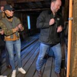 Lara Spencer Instagram - 10 shots (pun intended) of our Mother Son tour of Jack Daniel's Distillery. A fabulous history lesson and look at how this iconic American brand takes such pride in their product. Did you know every drop of Jack around the world is made right here in Lynchburg, TN? Handcrafted right down to the labels-- applied by HAND (see the video attached--I kept thinking of Lucy and the chocolates!). What a highlight to do a tasting with the Master Distiller and true rockstar Chris Fletcher and go up to the top floor of a very special barrel house, watch him DRILL into a barrel of 4 year old Tennessee Whiskey, and allow us to fill a bottle and taste. Learned so much. Laughed so much. Hopefully our boys will smile and remember our day every time they see a bottle of Jack. #oldnumber7 .