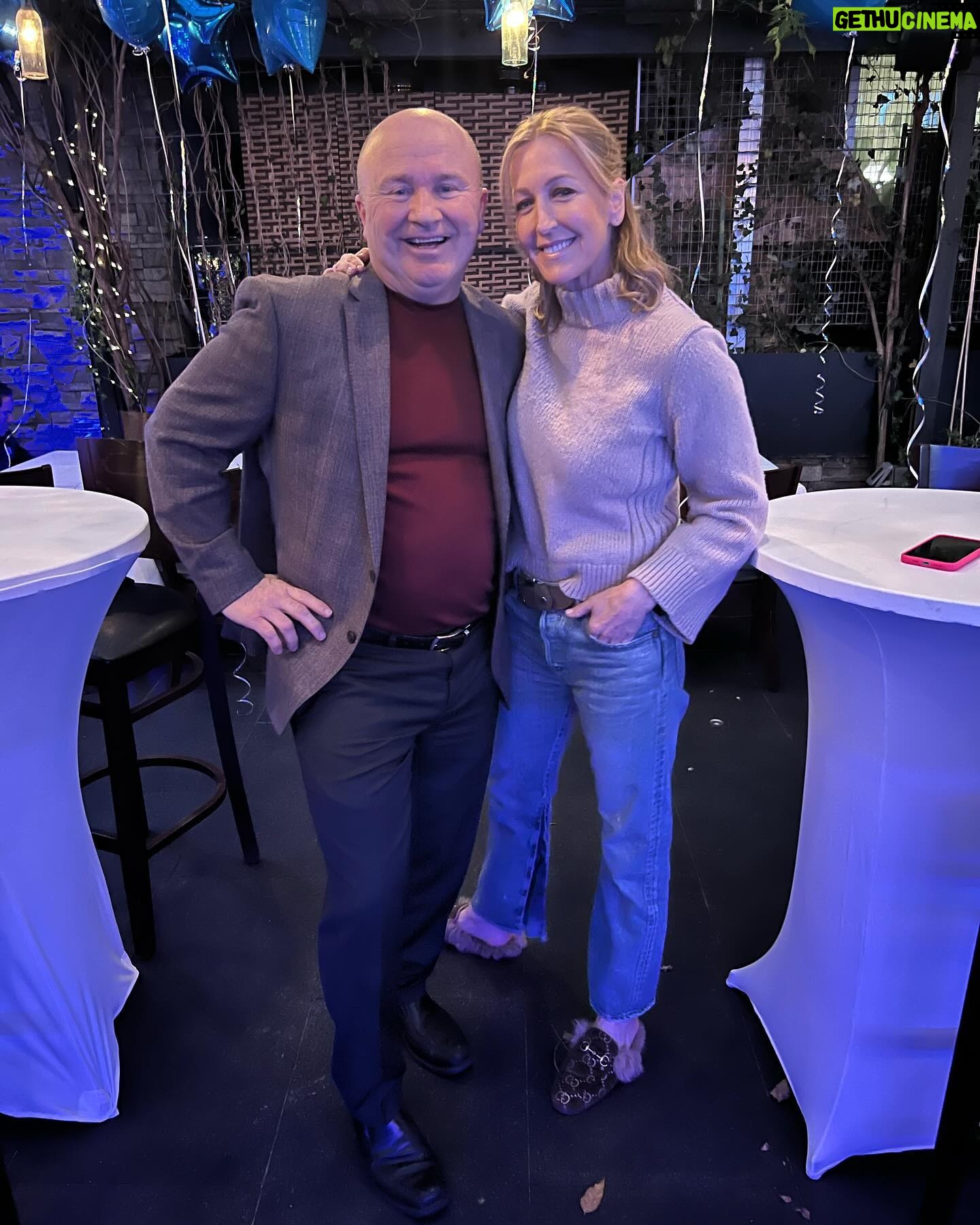 Lara Spencer Instagram - TONY!!! The real mayor of Greenwich. Trivia, anyone? Go see him at the J House!! #tonysatthejhouse