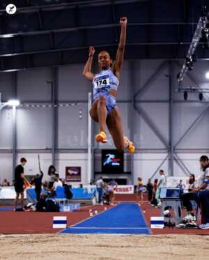 Larissa Iapichino Instagram - Congrats !!🫡🫡🫡🔥

@larissaiapichino 🇮🇹 jumps 6.68m at the Belgrade Indoor Meeting to take a 🥇 to home.

📸 (@julie.fust/ JW team)