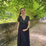 Larissa Rieß Instagram - 🤍 Wedding time 🤍 . . . . #pregnancy #pregnant #pregnantstyle #pregnantwedding #france