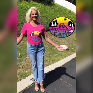 Lark Voorhies Instagram - I would like to show my support for #80ssummercamp! 
Www.80ssummercamp.com #larkvoorhies  #lisaturtle #savedbythebell #summervibes #mentalhealthawareness #notjasonvoorhees ❤️😊