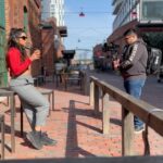 Lasya Nagaraj Instagram - Filming at Distillery District was a vibe 😍 Director/DP : @dhruv_films DP : @ansh_sogani PA : @gerardo.w.vargas