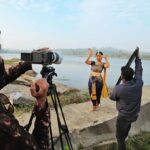 Lasya Nagaraj Instagram - #Shoot with a lot of #Energy & #Fun #DanceDocumentary #Dance #Bharatanatyam #ClassicalDanceForm #KeepMoving