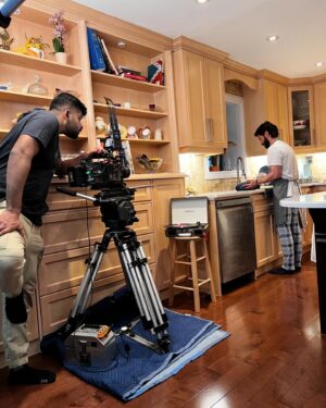 Lasya Nagaraj Instagram - #bts of the shoot set I have been most excited to shoot 😍😍

#toronto #canada