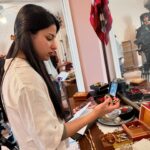 Lasya Nagaraj Instagram - #bts of the shoot set I have been most excited to shoot 😍😍 #toronto #canada