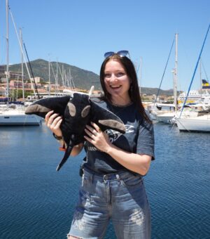Laurène Arnoux Instagram - Expédition diable de mer: terminée ✔️ 
En route pour une nouvelle aventure aquatique, toujours avec Raiemonde 💙 
📷 - @charles_samama