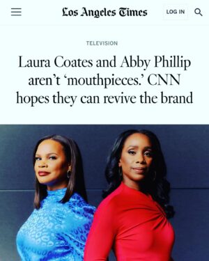 Laura Coates Instagram - https://www.latimes.com/entertainment-arts/tv/story/2023-10-16/cnn-laura-coates-live-abby-phillip-newsnight-don-lemon-donald-trump-chris-licht