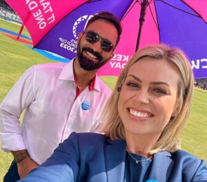 Laura McGoldrick Instagram - India 🇮🇳 you are such a special place! What a brilliant @cricketworldcup 🖤 and what an amazing group of people I got to work with. I am a lucky girl! X