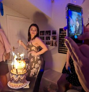 Laura White Instagram - ✨Birthday photo dump✨

I’ve never felt more loved, lucky and totally spoilt than I have in the past couple weeks (yes, I’m dragging it out). Thank you to everyone who helped celebrate my big 3-0! I was a teeny bit scared to enter a new decade but this is genuinely the calmest I’ve felt in years (I may just be telling myself that to soften the blow), think that’s also because I know I’m surrounded by people I simply couldn’t be without 💛

Bye bye 20s 👋 don’t let the door hit you on the ass on the way out x

P.s thank you to my sister @katierosie31 for getting me the most extravagant, everything-I-ever-wanted cake ever 😘 ok, I’ll stop now