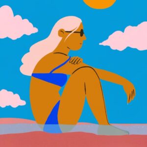 Laura White Instagram - I’d like to stay here now, thanks 💧
.
.
#animation #artwork #illustration #drawing #procreate #digitalart