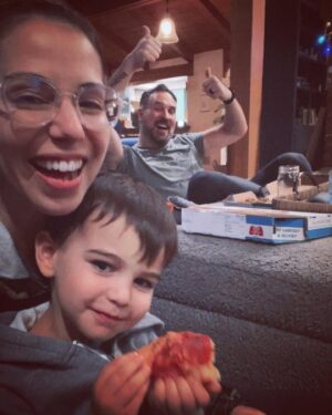 Laura Bailey Instagram - Crazy New Years party happening at the Willingham’s. (pizza and Star Wars baybee)