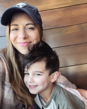 Laura Bailey Instagram - This guy starts kindergarten tomorrow. Time is a weird soup.