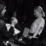 Laura Benanti Instagram - For two years we have dreamed of bringing together a company of brilliant and generous femmes to introduce @mirandaferriss femme focused work to NYC. Last Monday, that fantasy became a reality as we debuted ‘Spiral Bound’ at Joe’s Pub These behind-the-scenes photos capture the ego-less, open hearted, contagious joy that has rejuvenated our belief in what theatre making can be. We are very excited about what’s to come ✨ @livevamaria @eleriward @lornaacourtney @andrea.cesyl @therealkuhoo @cherryeisfuerzaj @maria_wirries @madisonwechsler @joespub @maesteamusicorg @openstageproject @emilymaltby @sujinkimramsey @gabbyveciana @rosa_avila_drums @metoohey @yoonahohmusic @yairevnine @edelman_richard @shiannrose @jannagrahamerz @mikiabraham_ 📸: @heathergershonowitz