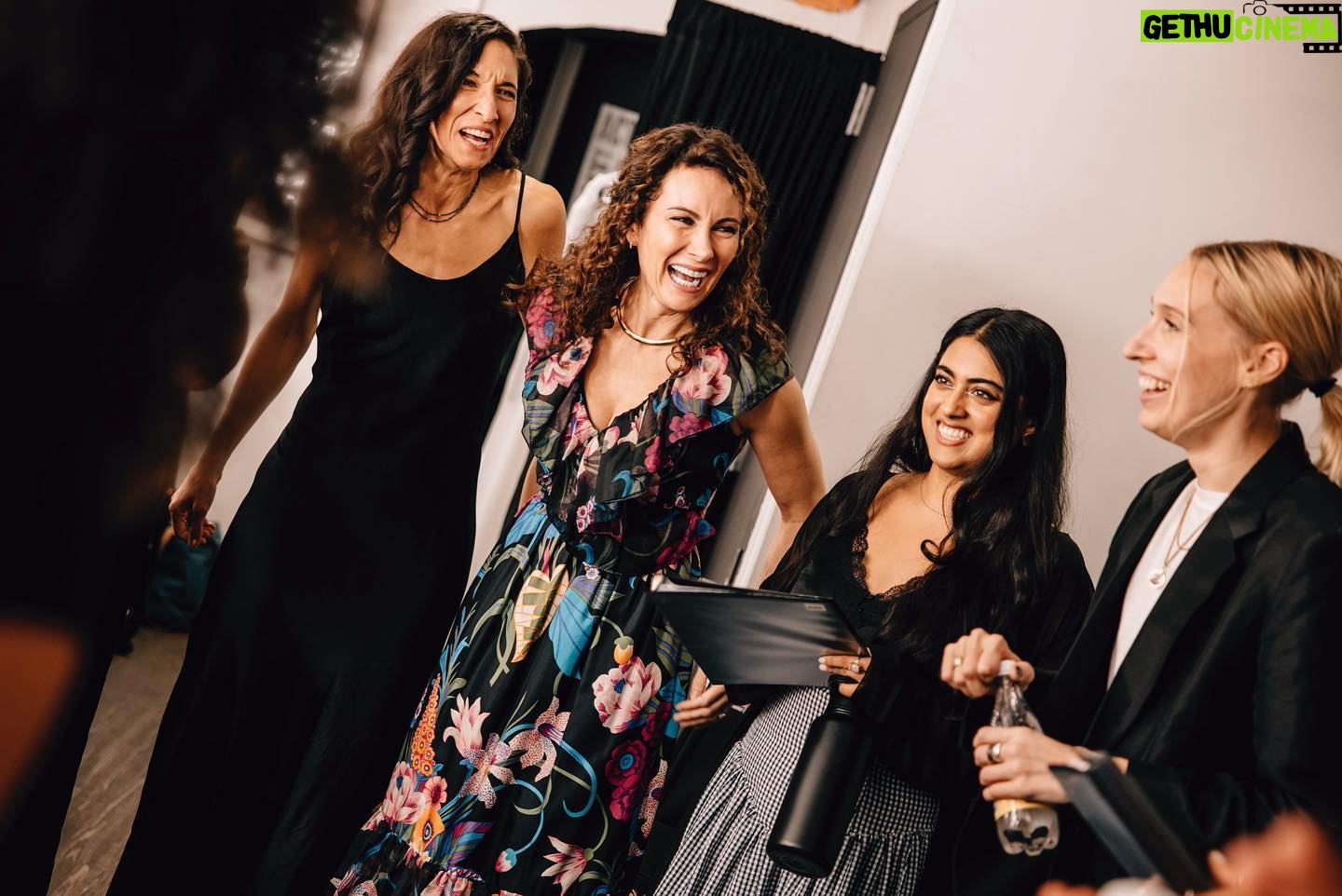 Laura Benanti Instagram - For two years we have dreamed of bringing together a company of brilliant and generous femmes to introduce @mirandaferriss femme focused work to NYC. Last Monday, that fantasy became a reality as we debuted ‘Spiral Bound’ at Joe’s Pub These behind-the-scenes photos capture the ego-less, open hearted, contagious joy that has rejuvenated our belief in what theatre making can be. We are very excited about what’s to come ✨ @livevamaria @eleriward @lornaacourtney @andrea.cesyl @therealkuhoo @cherryeisfuerzaj @maria_wirries @madisonwechsler @joespub @maesteamusicorg @openstageproject @emilymaltby @sujinkimramsey @gabbyveciana @rosa_avila_drums @metoohey @yoonahohmusic @yairevnine @edelman_richard @shiannrose @jannagrahamerz @mikiabraham_ 📸: @heathergershonowitz