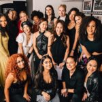 Laura Benanti Instagram - For two years we have dreamed of bringing together a company of brilliant and generous femmes to introduce @mirandaferriss femme focused work to NYC. Last Monday, that fantasy became a reality as we debuted ‘Spiral Bound’ at Joe’s Pub These behind-the-scenes photos capture the ego-less, open hearted, contagious joy that has rejuvenated our belief in what theatre making can be. We are very excited about what’s to come ✨ @livevamaria @eleriward @lornaacourtney @andrea.cesyl @therealkuhoo @cherryeisfuerzaj @maria_wirries @madisonwechsler @joespub @maesteamusicorg @openstageproject @emilymaltby @sujinkimramsey @gabbyveciana @rosa_avila_drums @metoohey @yoonahohmusic @yairevnine @edelman_richard @shiannrose @jannagrahamerz @mikiabraham_ 📸: @heathergershonowitz