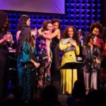 Laura Benanti Instagram - For two years we have dreamed of bringing together a company of brilliant and generous femmes to introduce @mirandaferriss femme focused work to NYC. Last Monday, that fantasy became a reality as we debuted ‘Spiral Bound’ at Joe’s Pub These behind-the-scenes photos capture the ego-less, open hearted, contagious joy that has rejuvenated our belief in what theatre making can be. We are very excited about what’s to come ✨ @livevamaria @eleriward @lornaacourtney @andrea.cesyl @therealkuhoo @cherryeisfuerzaj @maria_wirries @madisonwechsler @joespub @maesteamusicorg @openstageproject @emilymaltby @sujinkimramsey @gabbyveciana @rosa_avila_drums @metoohey @yoonahohmusic @yairevnine @edelman_richard @shiannrose @jannagrahamerz @mikiabraham_ 📸: @heathergershonowitz