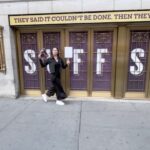 Laura Benanti Instagram - The middle-aged are at the gates! @laurabenanti is marching across Broadway to promote her solo comedy show NOBODY CARES! Next is the cast of @suffsmusical. Head to the link in @playbill’s bio to learn more about Laura’s show at the Minetta Lane Theatre.