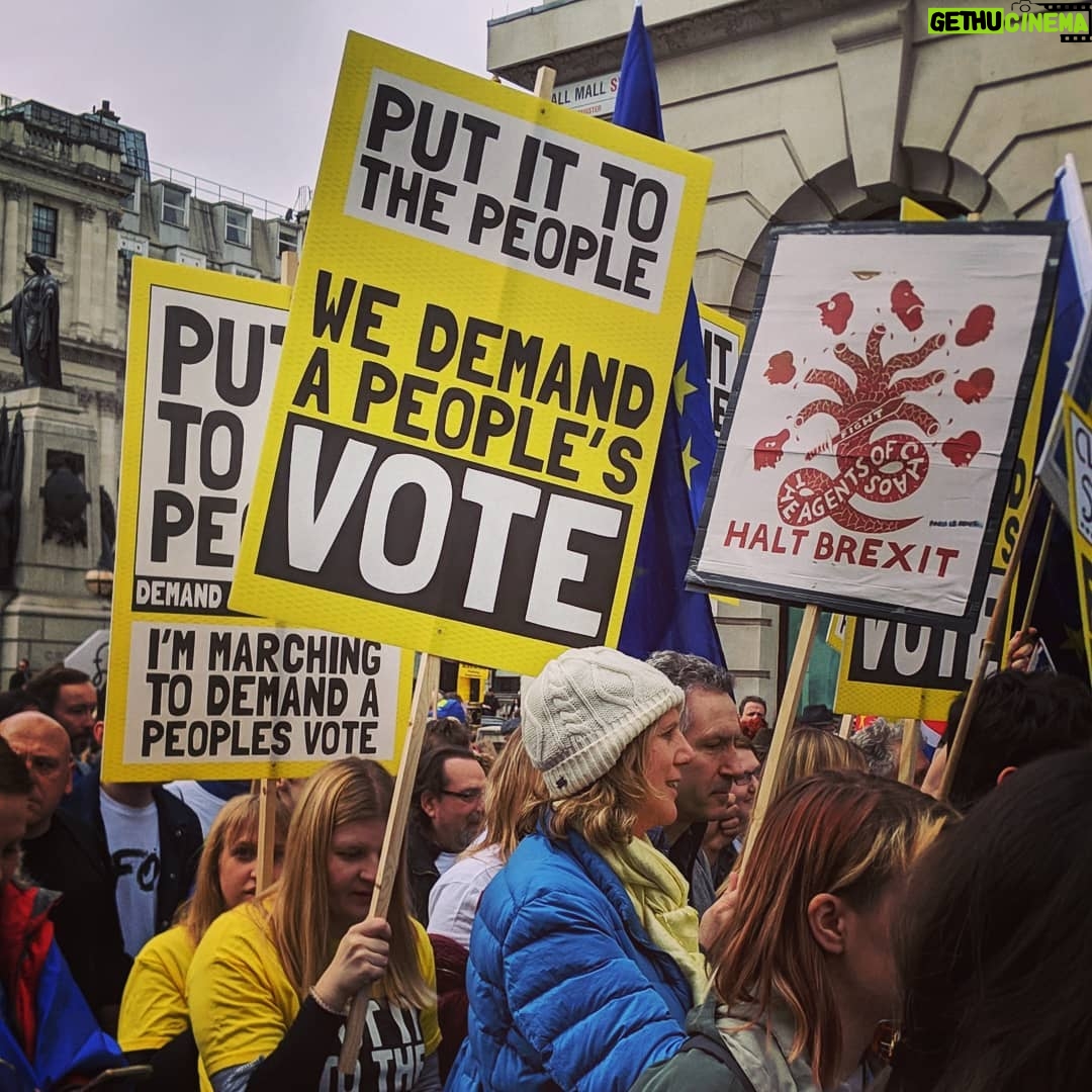 Laura Carmichael Instagram - The sausage dogs have spoken #putittothepeople 🇪🇺