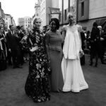 Laura Carmichael Instagram - At the Oliviers last night with my awesome cast mates @uzoaduba @zaweashton. Thank you @olivierawards for a wonderful eve!