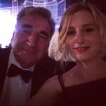 Laura Carmichael Instagram – Last week at the Emmys with dream date Jim Carter. 💘