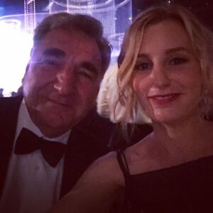Laura Carmichael Instagram - Last week at the Emmys with dream date Jim Carter. 💘