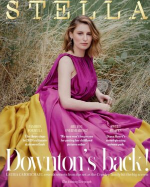 Laura Carmichael Instagram - Thank you @telegraphstella for having me on your cover and thanks to the brilliant @katedavismacleod 📸 6 days to go... @downtonabbey_official #DowntonAbbeyFilm xxx