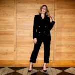 Laura Carmichael Instagram - Thanks for having me @WWD 🖤🖤🖤 📸 @lexieblacklock Wearing @motherofpearl styled by @rebeccacorbinmurray Hair @blakeerik Make up @tina_turnbow #DowntonAbbeyFilm