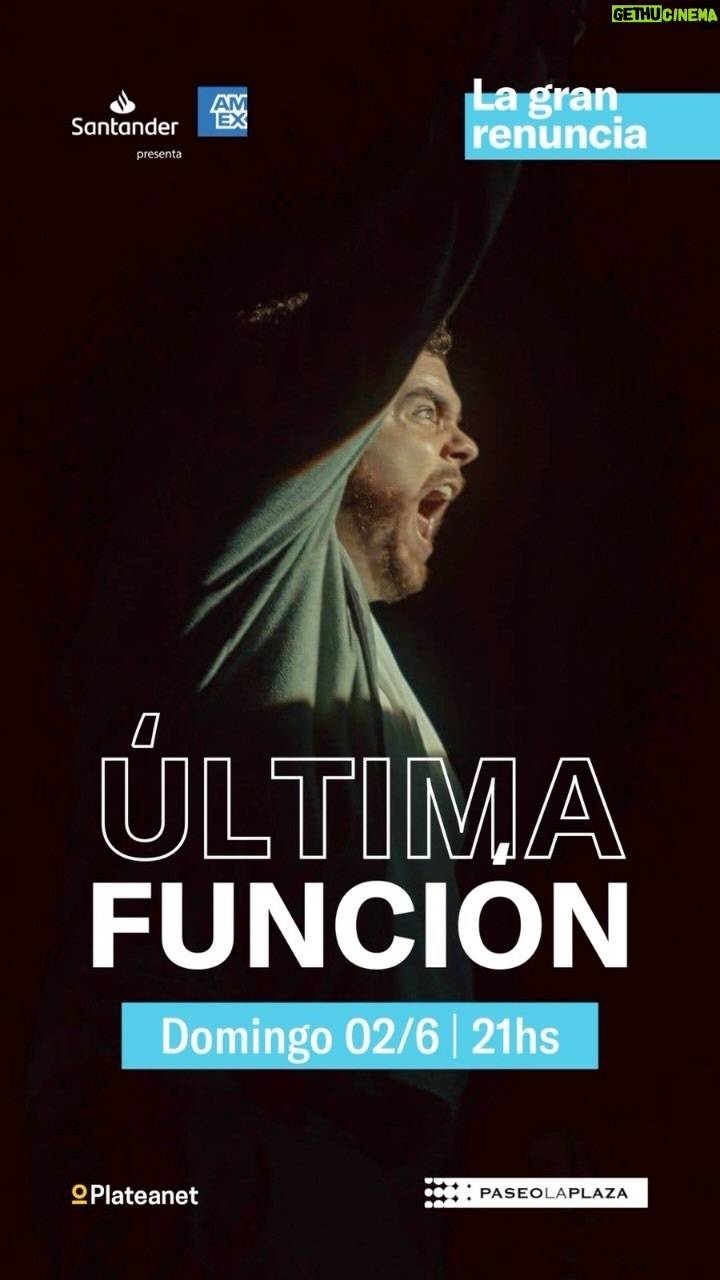 Laura Cymer Instagram - Después de 2️⃣ años, nos despedimos🥲 Si todavía no la viste o si necesitás verla de nuevo, es tu última oportunidad 👉 DOMINGO 21HS en el @paseolaplazaok 🎭 Vení a divertirte con esta comedia que te va a dejar pensando 🤳🥋🩵 🎟️ Entradas en @plateanet o en la boletería del Teatro. #Teatro #LaGranRenuncia #PaseoLaPlaza #CalleCorrientes #Comedia #PlateaNet #Trabajo #Celular #RedesSociales #GastónCocchiarale #LauraCymer #LisandoFiks #AbianVainstein #RominaFernandes #LuisBrandoni #TeatroBuenosAires #Temporada2024 #Despedida