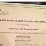Laura Cymer Instagram - Gracias @premiosace por esta nominación 🙌🏻🎭♥️!!! FELIZ ES POCO !!! • - Actriz de comedia - “paranormales” . . Obra de @danielveronese.teatro y @matiasdelfe y producción de @sebastian.blutrach ✨. . Popurrí de una noche hermosa! Y que viva el teatro loco!!!! 1- 🌈 2- Recibiendo diploma con mis compañeras de terna : mujeres que admiro tanto !!! 3- 🎭 4 - con compa de obra y terna 💜 #PaolaBarrientos 5- Trío de churris ! 6 - El llamado. 7 - Muy Turist con Diploma! 8 - “ Nu y Eve “ 9 - Nos pisa el bondi!!! 10 - Fin de fiesta con mi hna @paula_carruega ❤️‍🔥