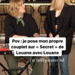 Laura Dutilleul Instagram - Je voulais me confier sur ce que je vis et ressens depuis longtemps, mes peurs et mes crises d’angoisses. J’ai eu l’immense chance d’écrire un couplet que j’ai pu poser sur la magnifique chanson « Secret » de Louane et à ses côtés pour cette vidéo Alors merci @watchoutforthetornado pour ce merveilleux moment 🙏♥️ #secret #chanson #Louane