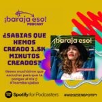 Laura Gómez Instagram – Esta semana salió el “wrap” de @spotify y @spotifyforpodcasters nos informa de los peldaños alcanzados… 💃🏽

Gracias del alma a nuestros viejos oyentes por la lealtad y constancia y damos la bienvenida a quienes apenas nos van descubriendo… hay episodios pa’ rato y da gusto podcastear con tan linda audiencia… 💕 

Acá en @barajaesopodcast sentimos 
Gratitud infinita por el cariño y el apoyo a este espacio con el que seguimos creando comunidad y haciendo camino al andar… #teambarajaeso 🎧