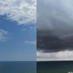 Laura Gómez Instagram – From DR: Before & During (and back to normal) || Desde RD: Antes y Durante #eclipse