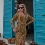 Laura Gadea Instagram – @FashionNova 🌞😘❤️ Os dejo esta foto en el pueblo azul de Chefchaouen 🇲🇦
Podéis encontrar este conjunto en la web así:
Hold Me Sweater Skirt Set – Mustard